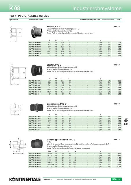 K08-Industrierohrsysteme - HK Maschinentechnik