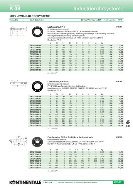 K08-Industrierohrsysteme - HK Maschinentechnik