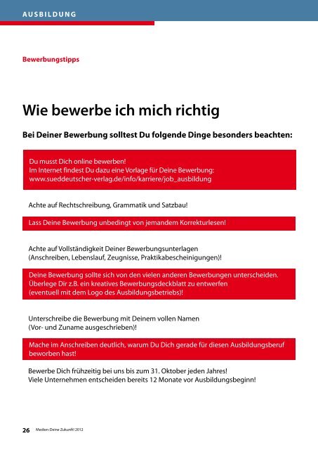 Medien â Deine Zukunft! - Verlagsgruppe HÃ¼thig Jehle Rehm GmbH