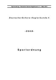 Sportordnung 2013 - DSKB