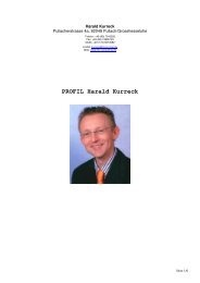 PROFIL Harald Kurreck - HKC-Consulting