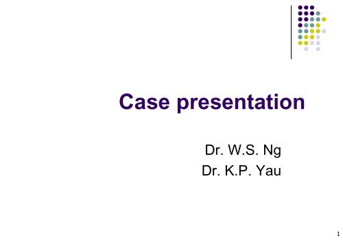 Case presentation