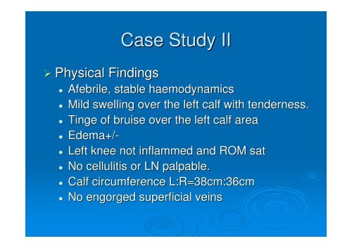 Ultrasound for DVT