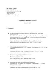 Veröffentlichungsverzeichnis Dr. Joachim Schwind