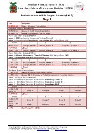 Download the course rundown - Hong Kong College of Emergency ...