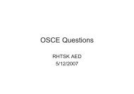 OSCE (Answers)