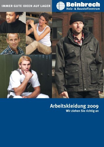 Katalog Arbeitskleidung 2009 - Beinbrech