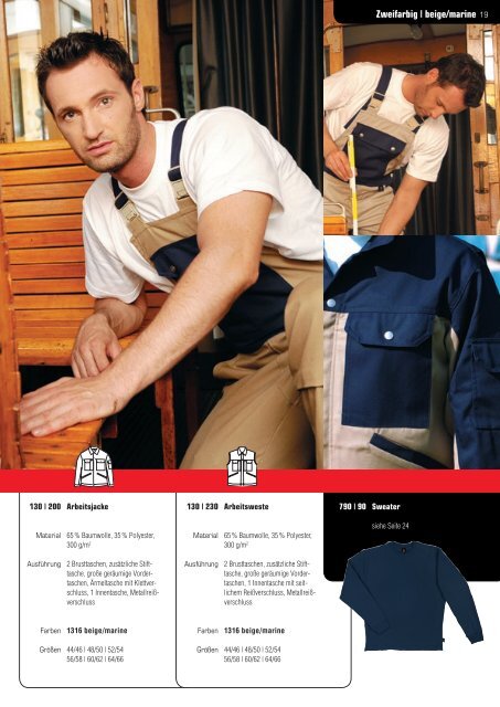 Katalog Arbeitskleidung 2009 - Beinbrech