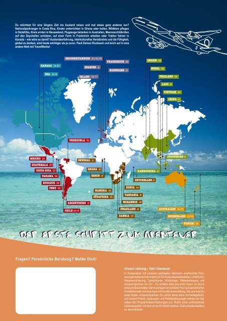 Travelworks weltweit Freiwilligenarbeit 2014 pdf - Globetrotter