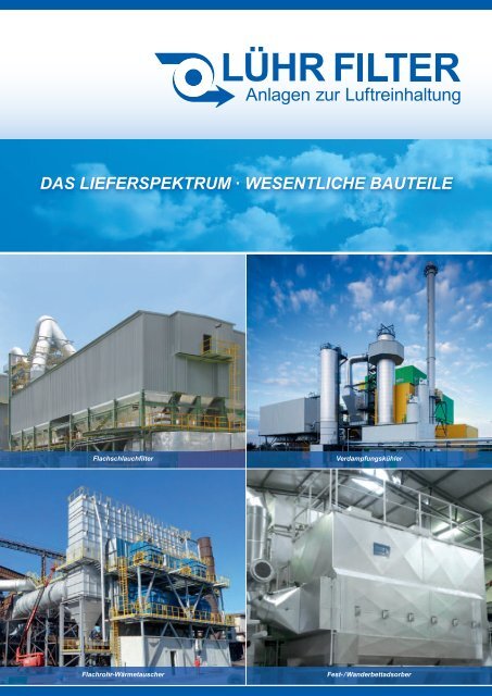 das lieferspektrum - LÜHR FILTER GmbH & Co. KG