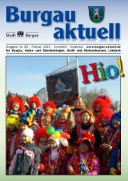 Ausgabe: Nr. 29 · Februar 2013 · monatlich ... - Stadt Burgau