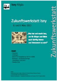 Bericht zur Veranstaltung im März 2013 -pdf-Datei ... - in Isny im Allgäu