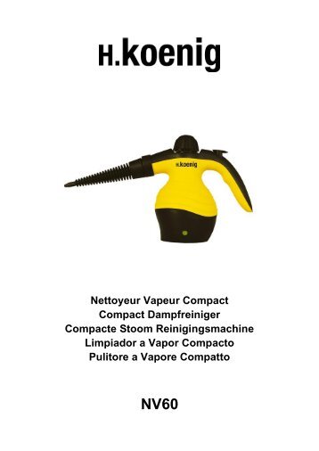 Nettoyeur Vapeur Compact Compact Dampfreiniger ... - Koenig