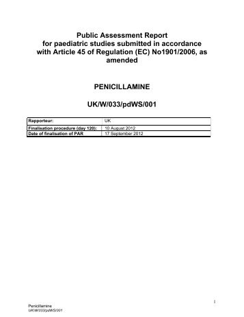 Penicillamine