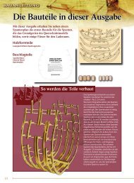 Die Bauteile in dieser Ausgabe - HMS Victory