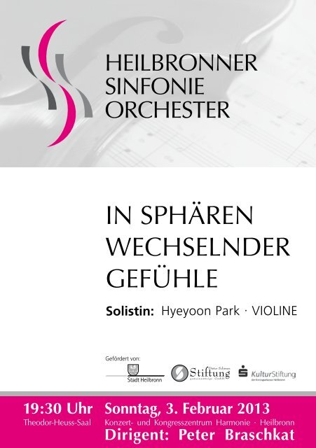 Programmheft [PDF] - Heilbronner Sinfonie Orchester