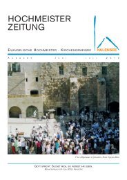 HocHmeister Zeitung - Evangelische Hochmeister-Kirchengemeinde