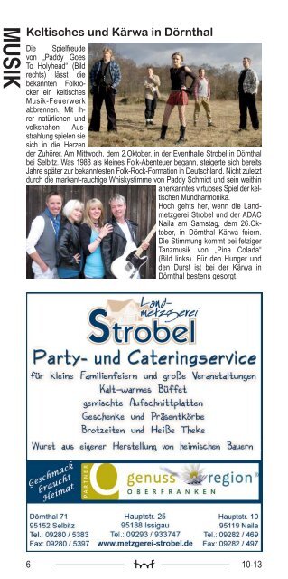 Oktober - Hof Programm