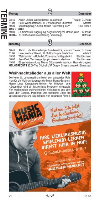 HP 12/2013 - Hof Programm