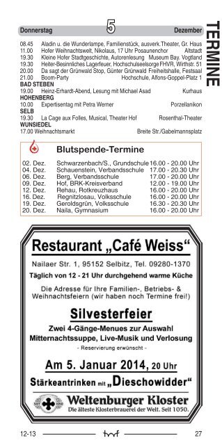 HP 12/2013 - Hof Programm