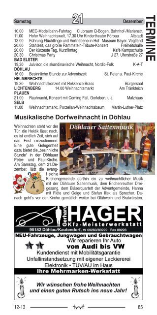 HP 12/2013 - Hof Programm