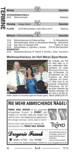 HP 12/2013 - Hof Programm