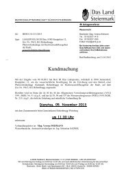 amt der steiermärkischen landesregierung - Gemeinde Hohenbrugg ...
