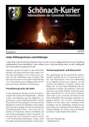 Ausgabe 20.indd - Hohenfurch