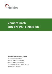 Zement nach DIN EN 197-1:2004-08 - Holcim Süddeutschland