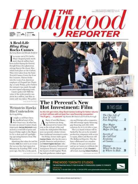 CANNES - The Hollywood Reporter