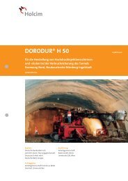 DORODUR® H 50 - Holcim Süddeutschland