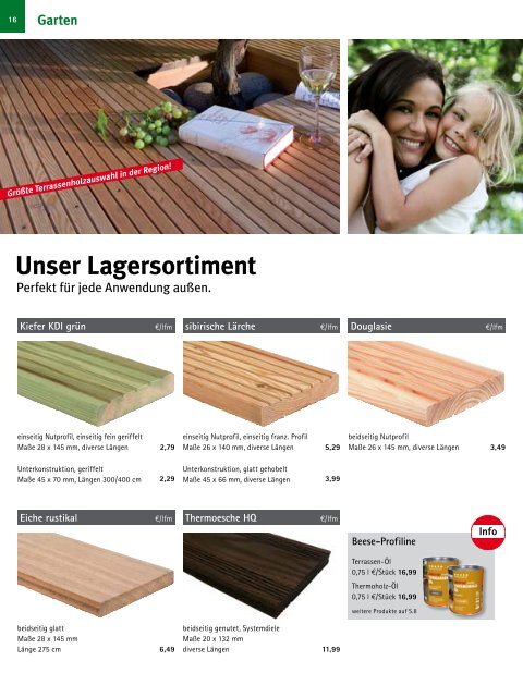 Garten - Holz Beese