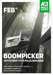 ZEiTScHriFT FÜr HoLZLiEBHABEr 13 - A&J Holzzentrum