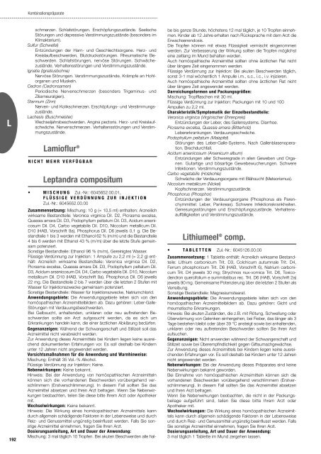 Ordinatio antihomotoxica et materia medica - Hom4