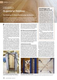 Ingenieure Holzbau als pdf (mehr zu Holzkurier ... - neue Holzbau AG