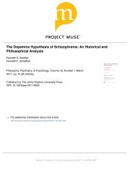 The Dopamine Hypothesis of Schizophrenia: An Historical and ...