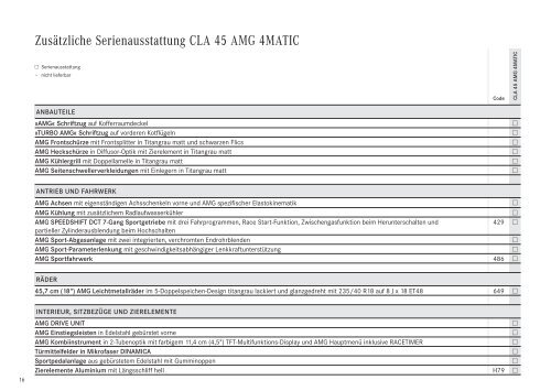 Sechs neue Modelle in der A-, B- und CLA-Klasse