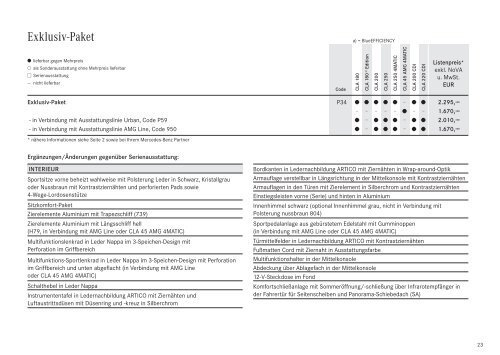 Sechs neue Modelle in der A-, B- und CLA-Klasse