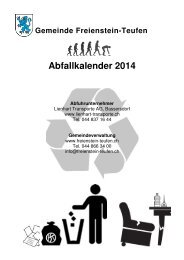 Abfallkalender 2014 [PDF, 465 KB] - Gemeinde Freienstein-Teufen