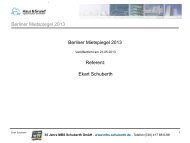 Berliner Mietspiegel 2013 Referent: Ekart Schuberth