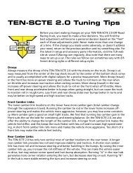 TEN-SCTE 2.0 Tuning Tips - Horizon Hobby