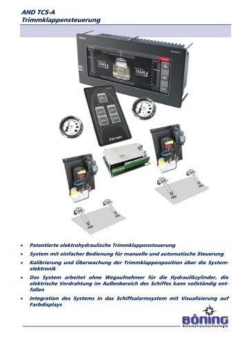 AHD TCS-A Trimmklappensteuerung