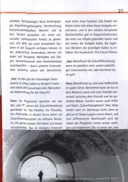 key - Magazin für Wirtschaft und Wissen - Matthias Horx