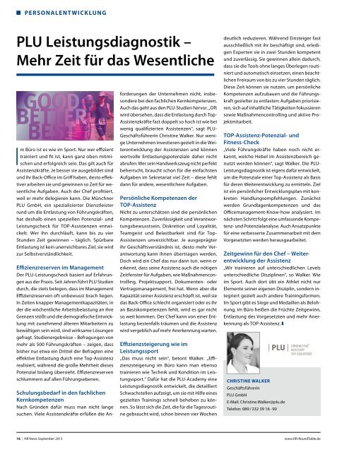 HR News September 2013 - hr roundtable