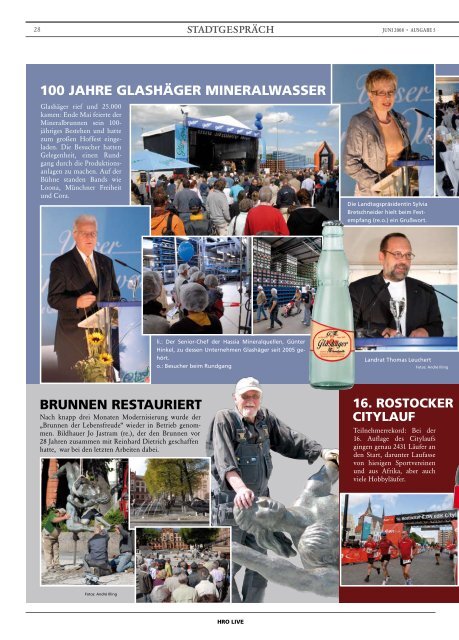 HROLIVE - HROÂ·LIFE - Das Magazin fÃ¼r die Hansestadt Rostock