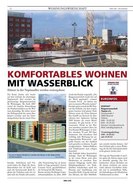 HROLIVE - HROÂ·LIFE - Das Magazin fÃ¼r die Hansestadt Rostock