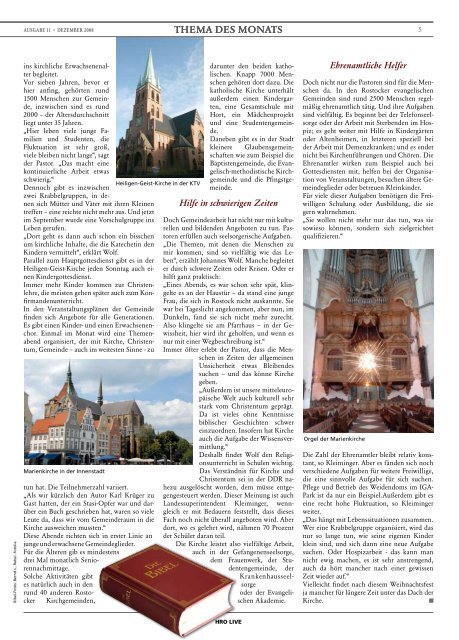 HROLIVE - HROÂ·LIFE - Das Magazin fÃ¼r die Hansestadt Rostock