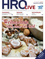 auch ohne viel Geld - HRO live