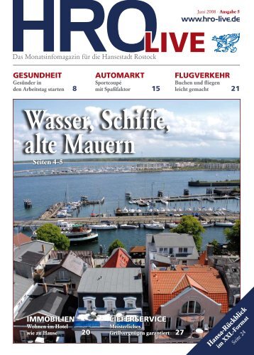 HROLIVE - HROÂ·LIFE - Das Magazin fÃ¼r die Hansestadt Rostock