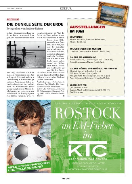 HROLIVE - HROÂ·LIFE - Das Magazin fÃ¼r die Hansestadt Rostock